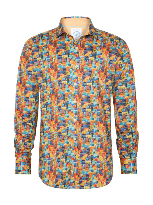 A Fish Named Fred Town Multicolor Shirt