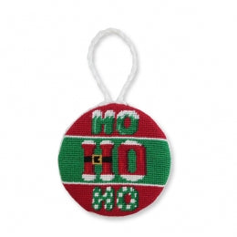 Ho Ho Ho Needlepoint Ornament