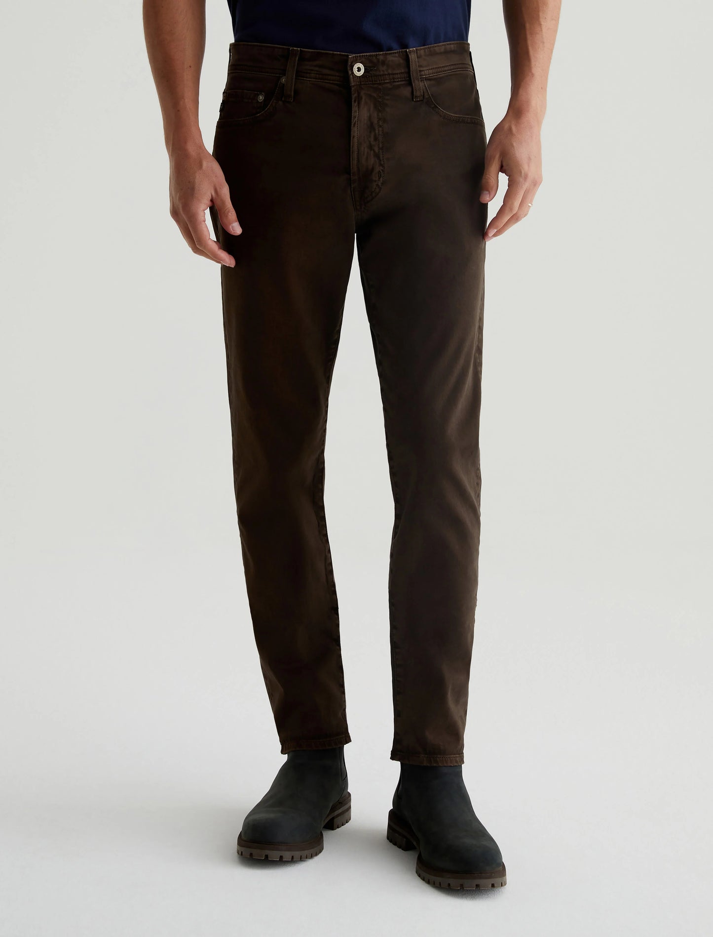 Telllis Slim Sueded Pant in Sulfur Deep Woodland