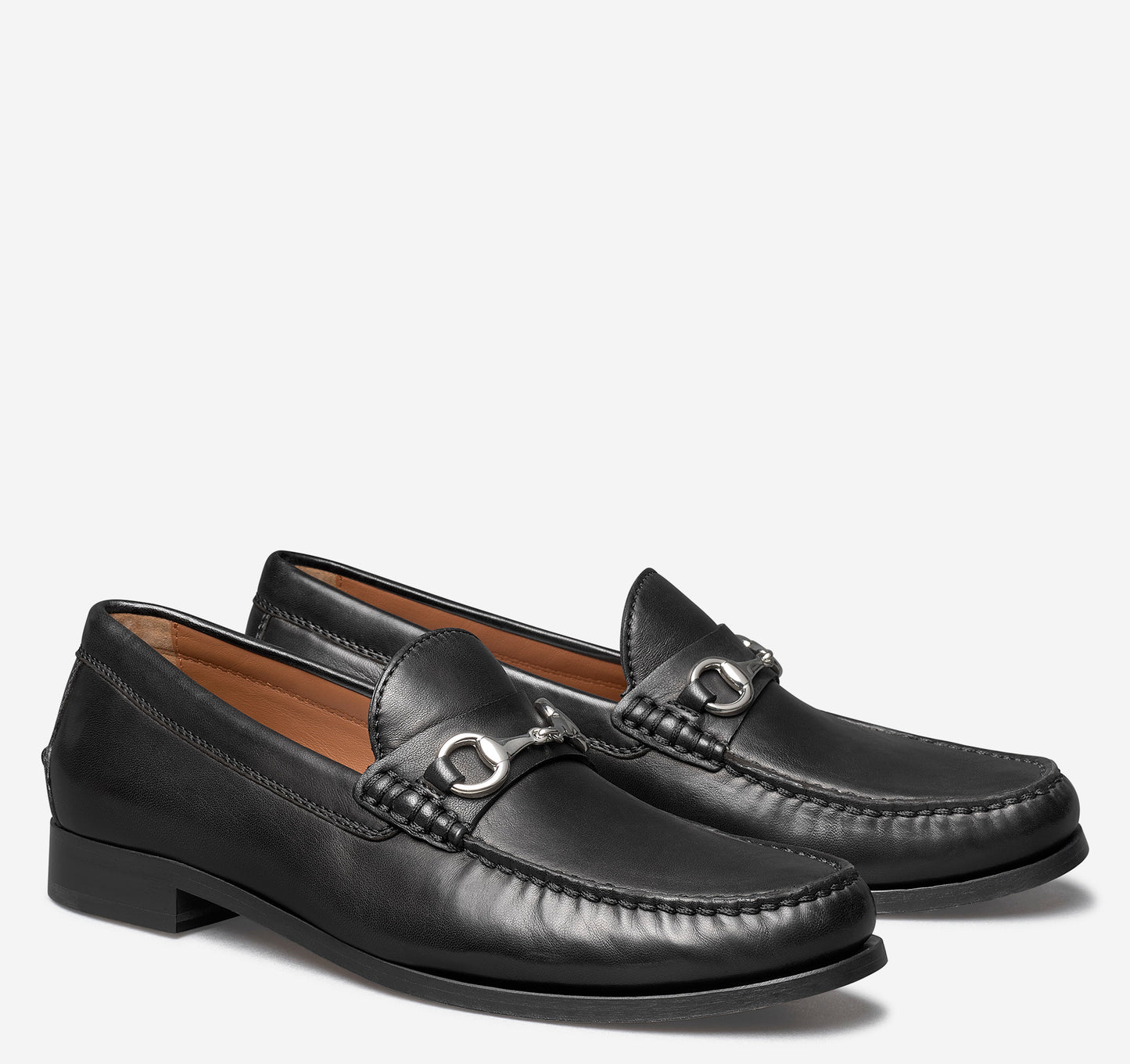 Baldwin Sheepskin Bit Loafer in Black