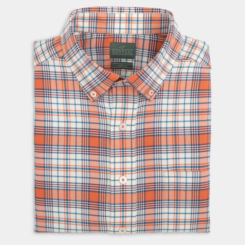 Brant Softouch Plaid Performance Shirt in Molten