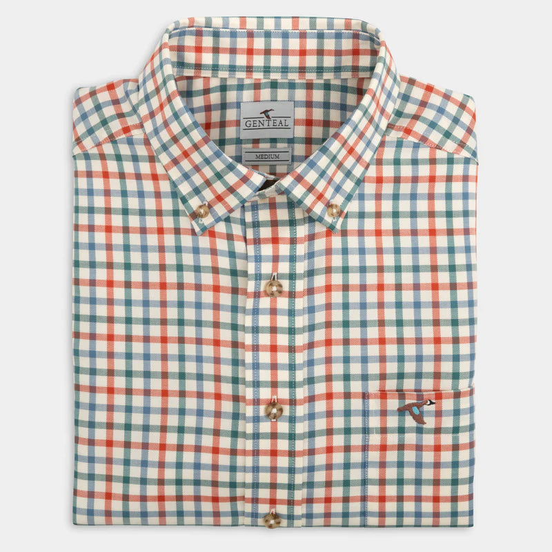 Brighton Plaid Cotton Shirt in Carnival