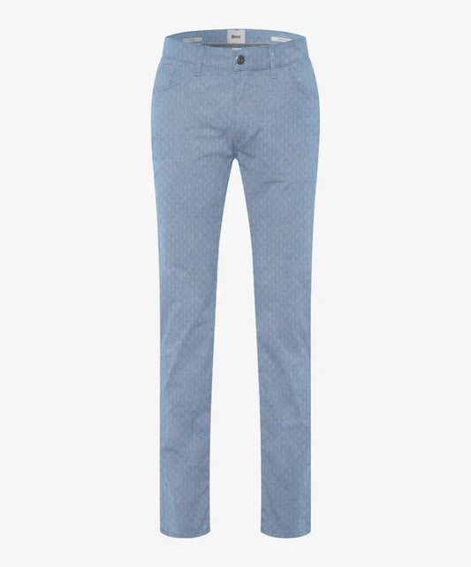 Brax Chuck Ultralight Print Pant in Cloud