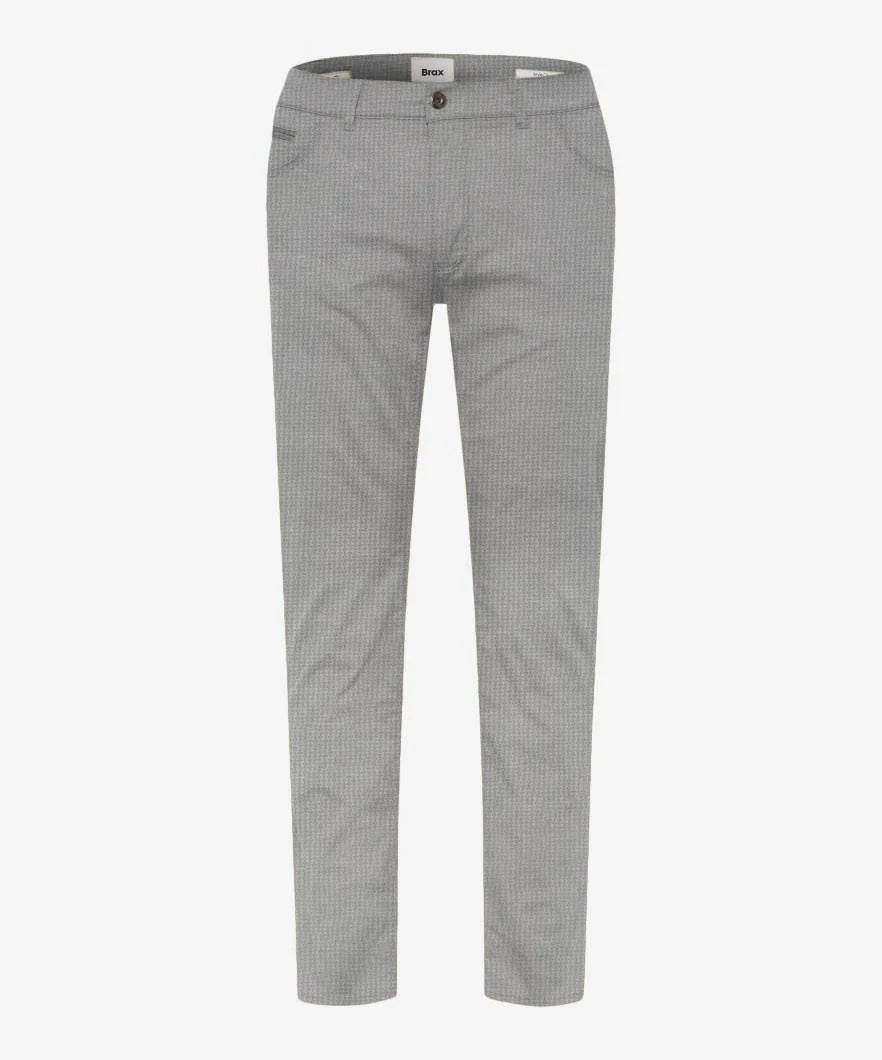 Brax Chuck Cotton & Kapok Pants in Platin