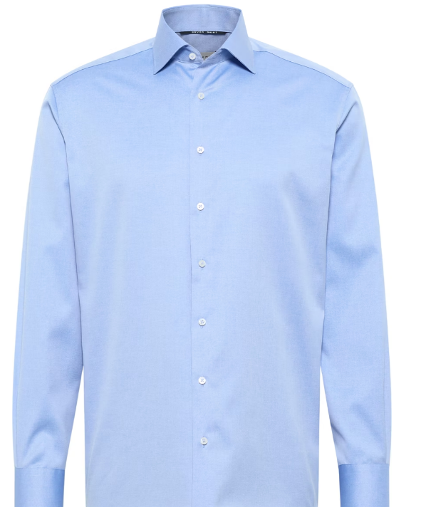 Modern Fit Cover Dress Shirt in Blue