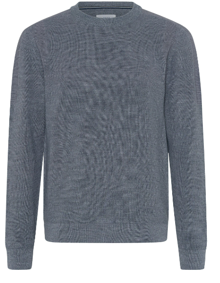 Roy Sportive Merino Sweater in Silver