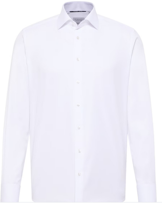 Modern Fit Cover Dress Shirt in White