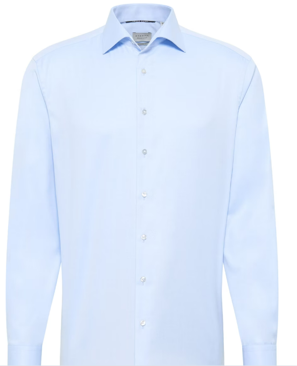 Modern Fit Cover Dress Shirt in Sky