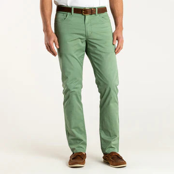 Shoreline Twill Pant in Rowing Green