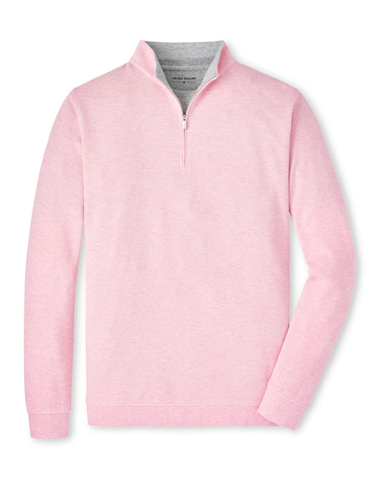 Peter Millar Crown Comfort Qtr Zip in Palmer Pink