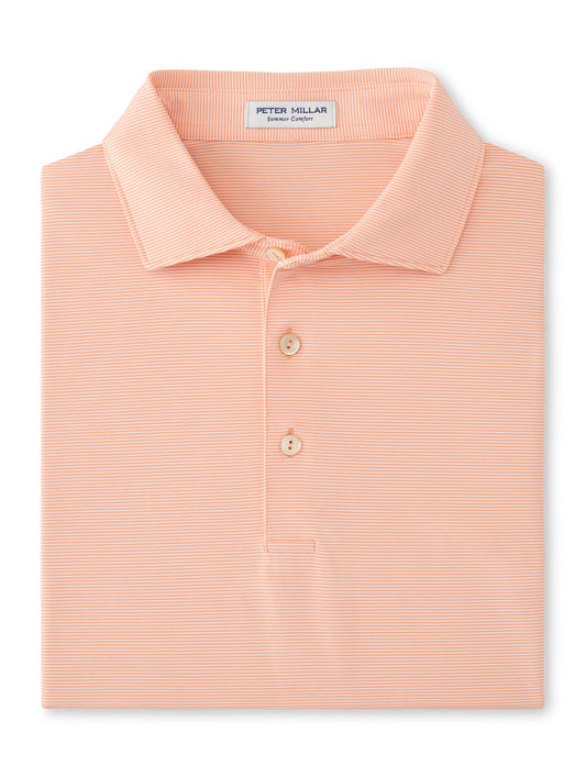 Peter Millar Jubilee Performance Polo in Papaya