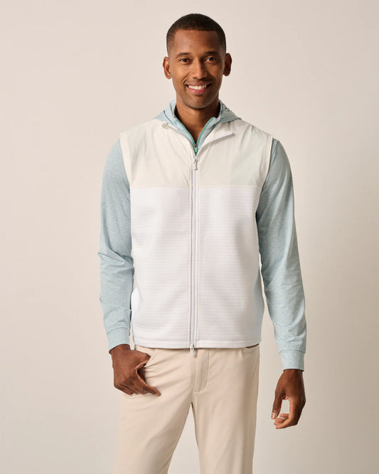 Culbertson Performance Quilted Vest in White