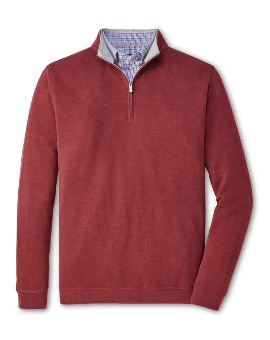 Crown Comfort Qtr Zip in Celosia Red