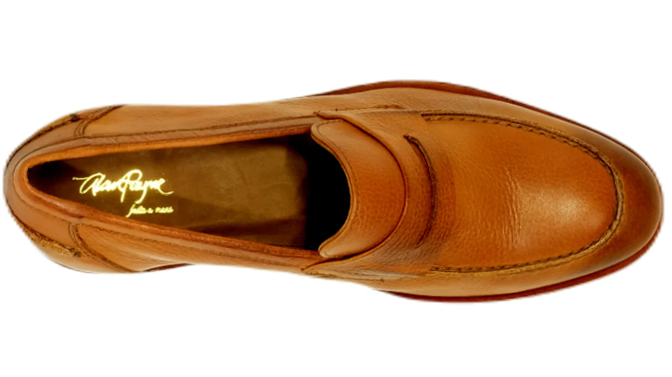 Naples Calf Comfort Sole Loafer in Mahogany