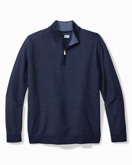 Cool Legend Half Zip in Navy