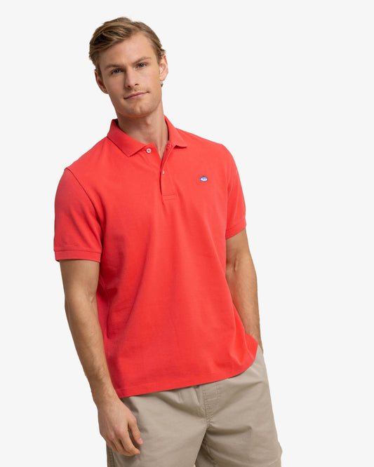 Skipjack Polo in Paprika Red