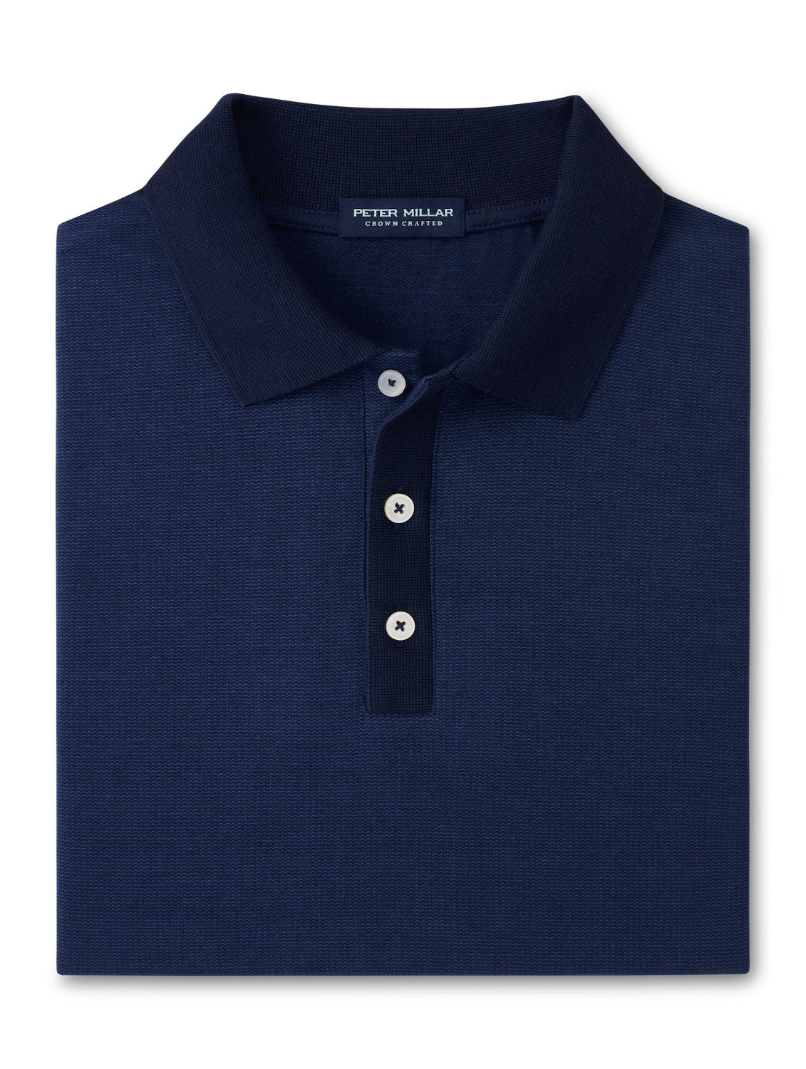 Peter Millar Barnes Knit Polo in Navy