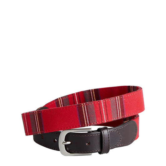 Royal Stewart Tartan Belt in Red