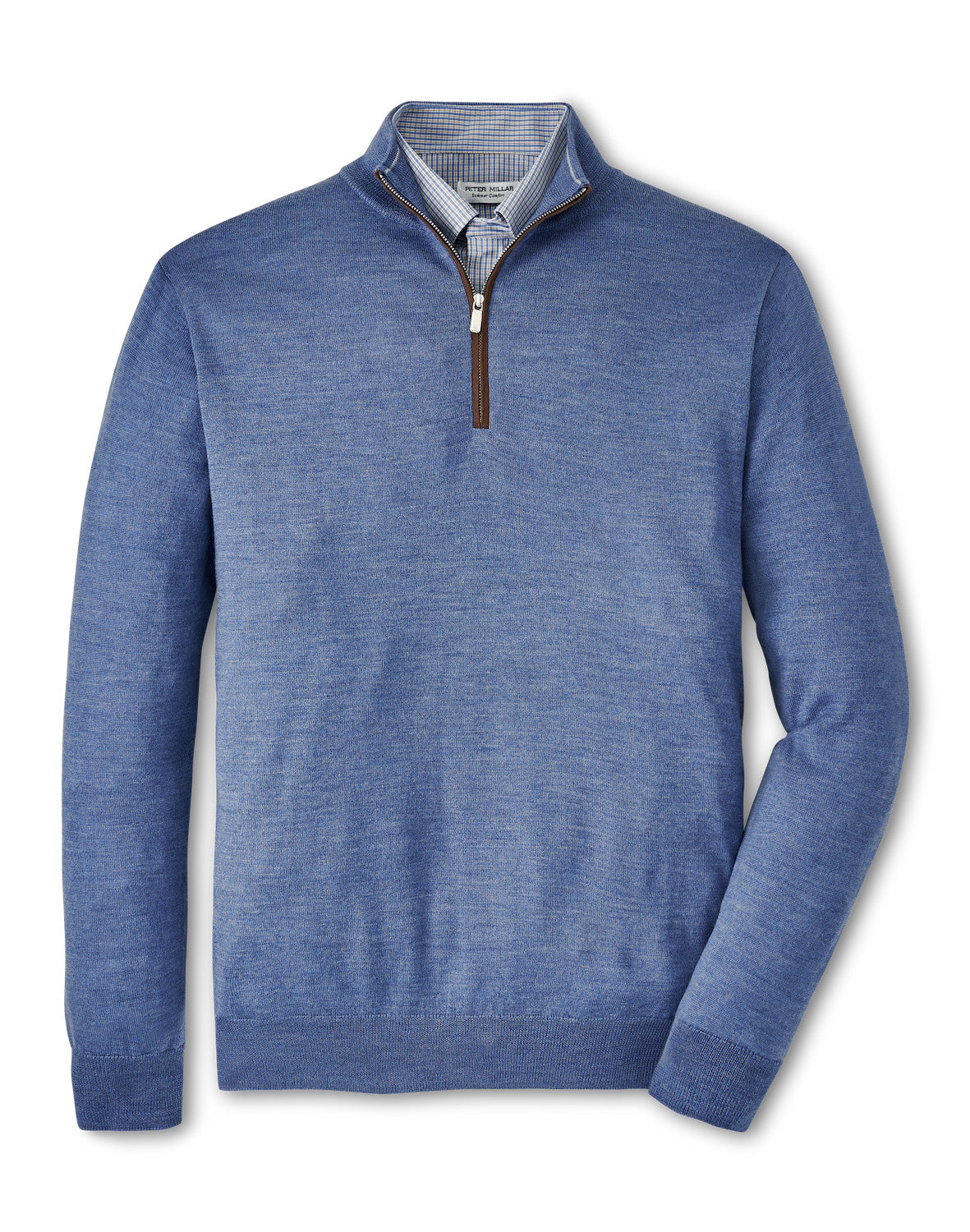 Autumn Crest Suede Trm Qtr Zip in Regatta Blue