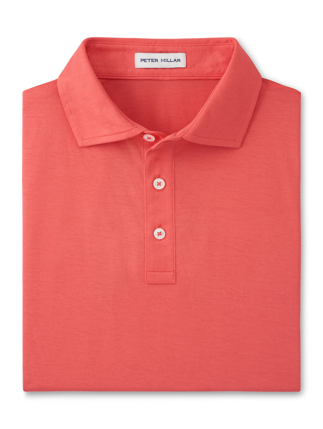 Peter Millar Crown Comfort Cotton Polo in Geranium