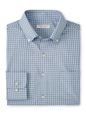 Murray Performance Poplin Shirt in Navy