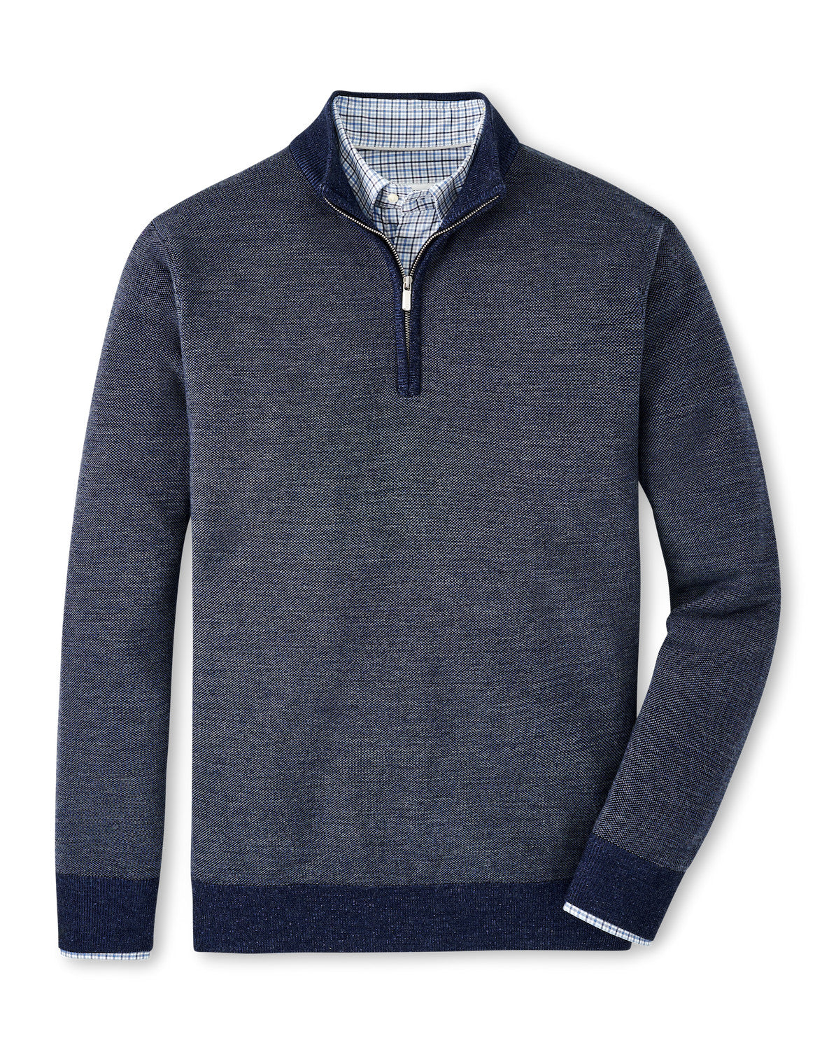 Birdseye Qtr Zip Breaker in Navy