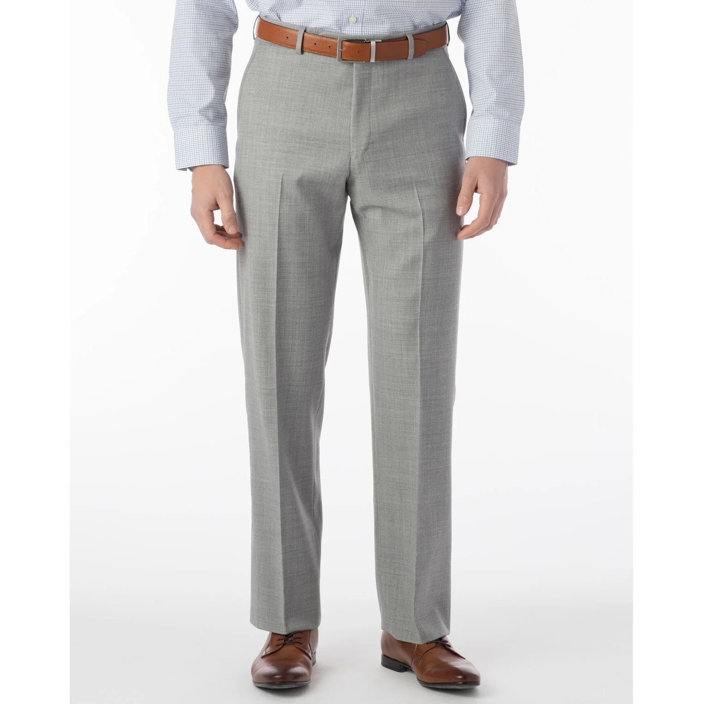 Soho Serge Trouser in Light Grey