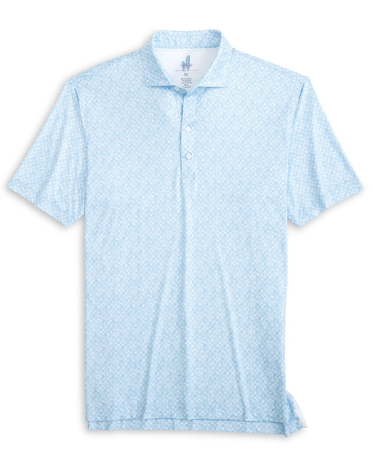 Johnnie-O It's About Time Print Polo in Maliblu