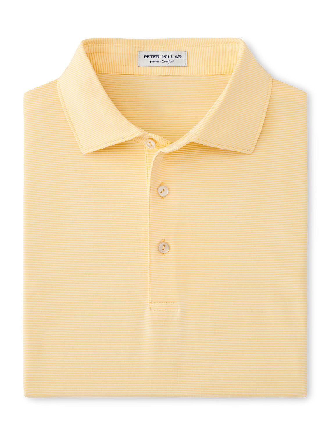 Peter Millar Jubilee Perf Polo in Lemon Squeeze