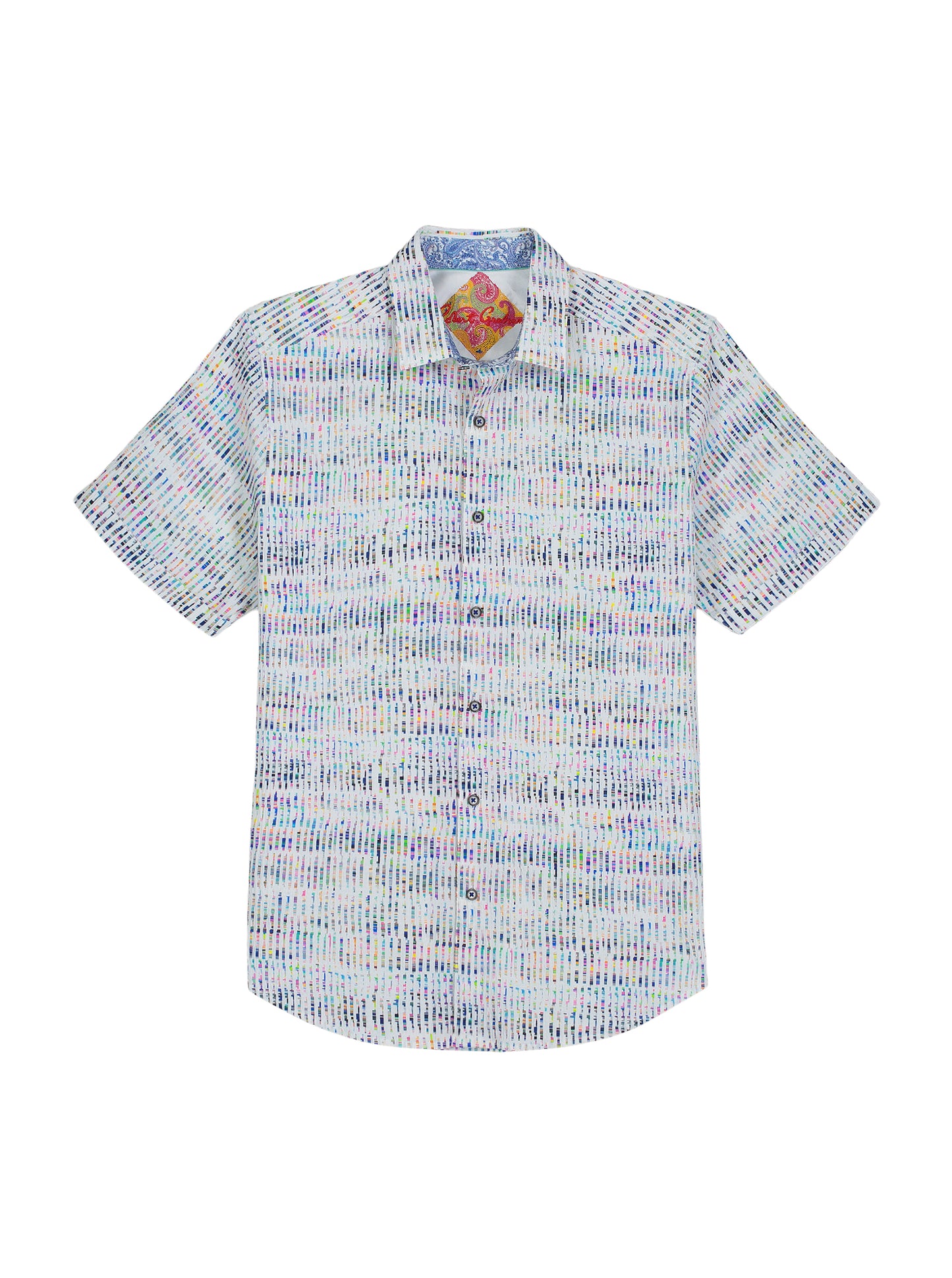 Robert Graham Ponza Short Sleeve Woven Shirt in Multi