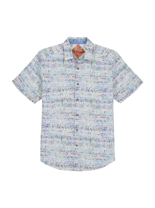 Robert Graham Ponza Short Sleeve Woven Shirt in Multi