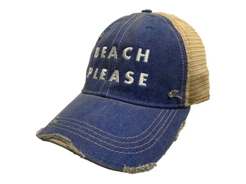 Beach Please Hat in Royal