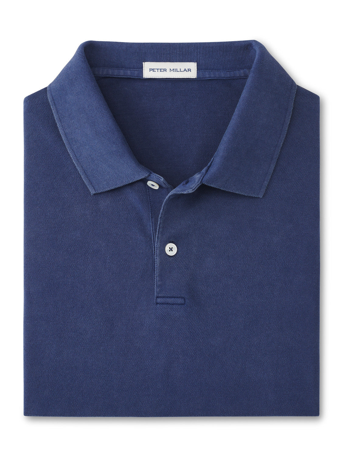 Peter Millar Sunrise Pique Polo in Atlantic Blue