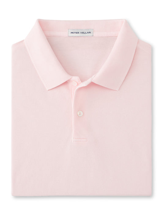 Peter Millar Sunrise Pique Polo in Pink Moon