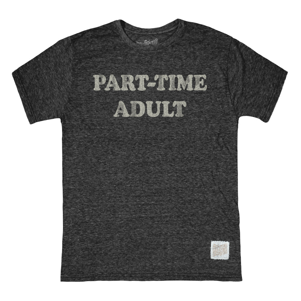 Part Time Adult T-Shirt in Black