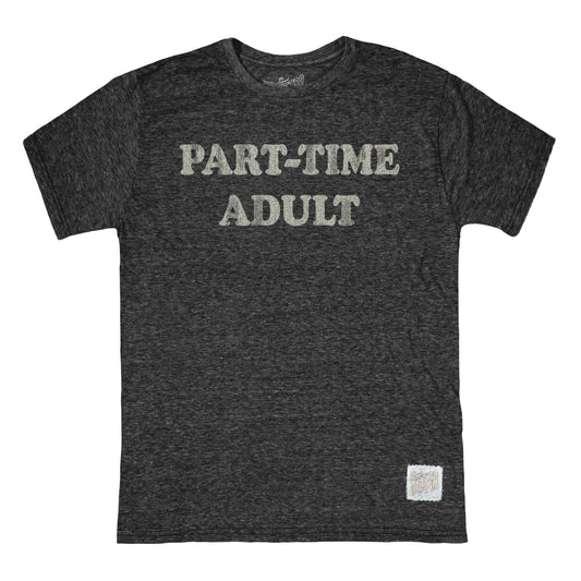 Part Time Adult T-Shirt in Black