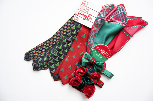 Holiday Ties, Bow Ties and Squares