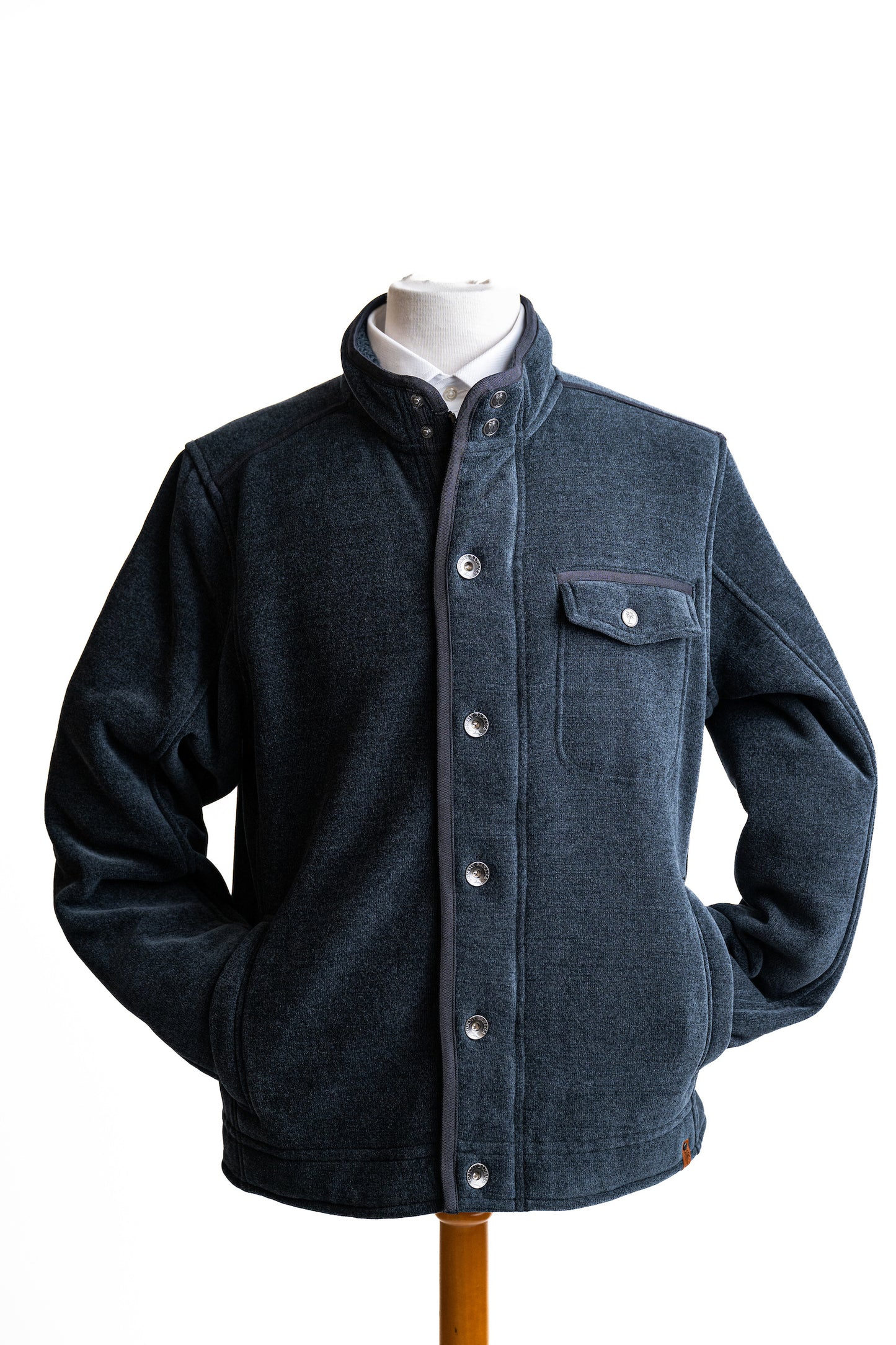 Summer Fleece Jacket in Navy