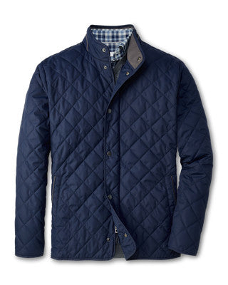 Suffolk Quilted Jacket in Navy