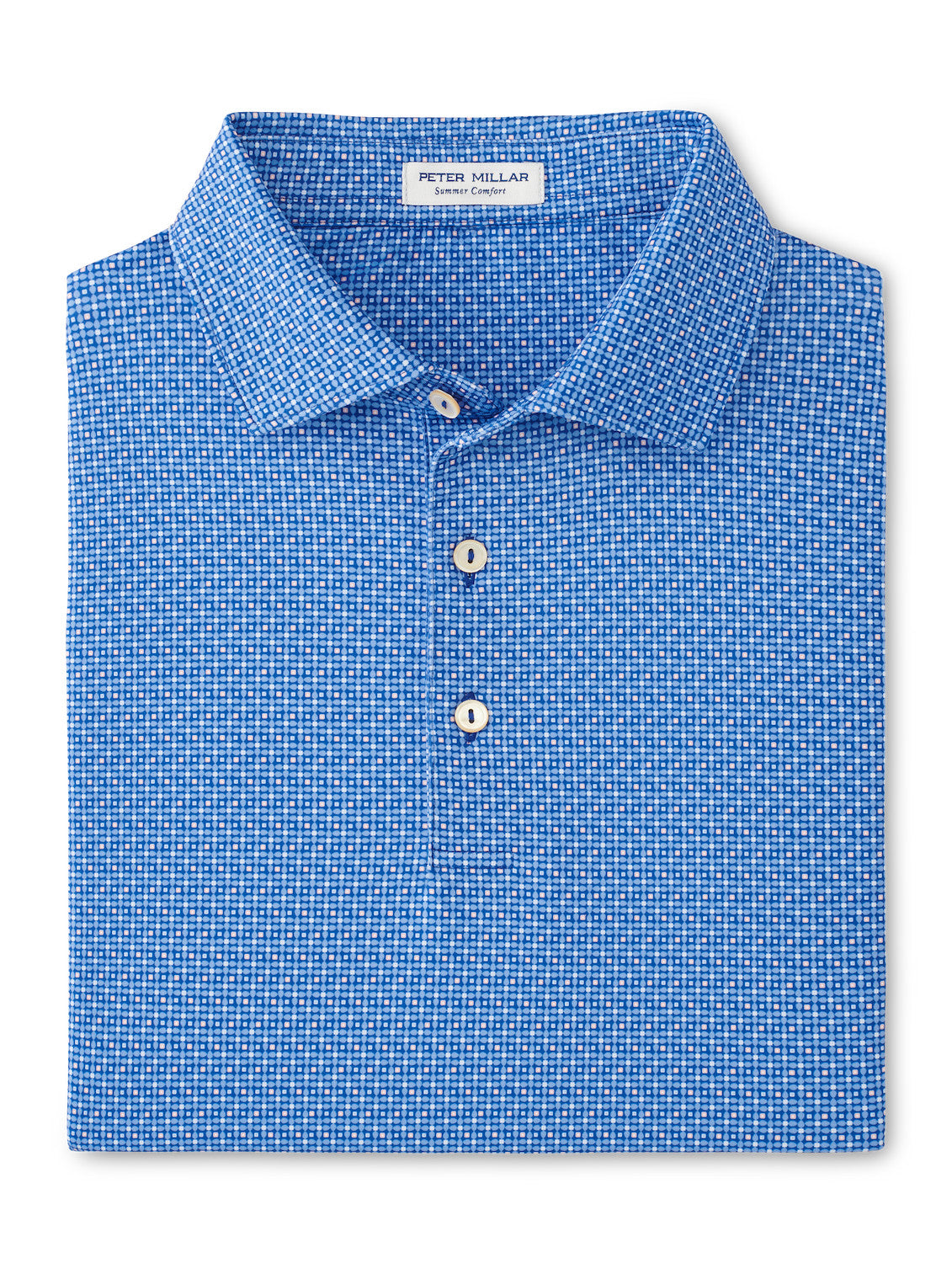 Peter Millar Vega Performance Jersey Polo in Sailor Blue